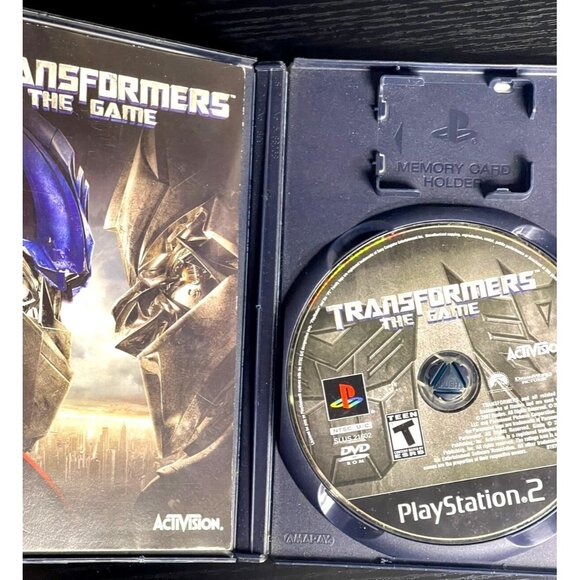 Transformers The Game PlayStation 2 PS2 Complete W/ Manual & Case - Picture 2 of 3